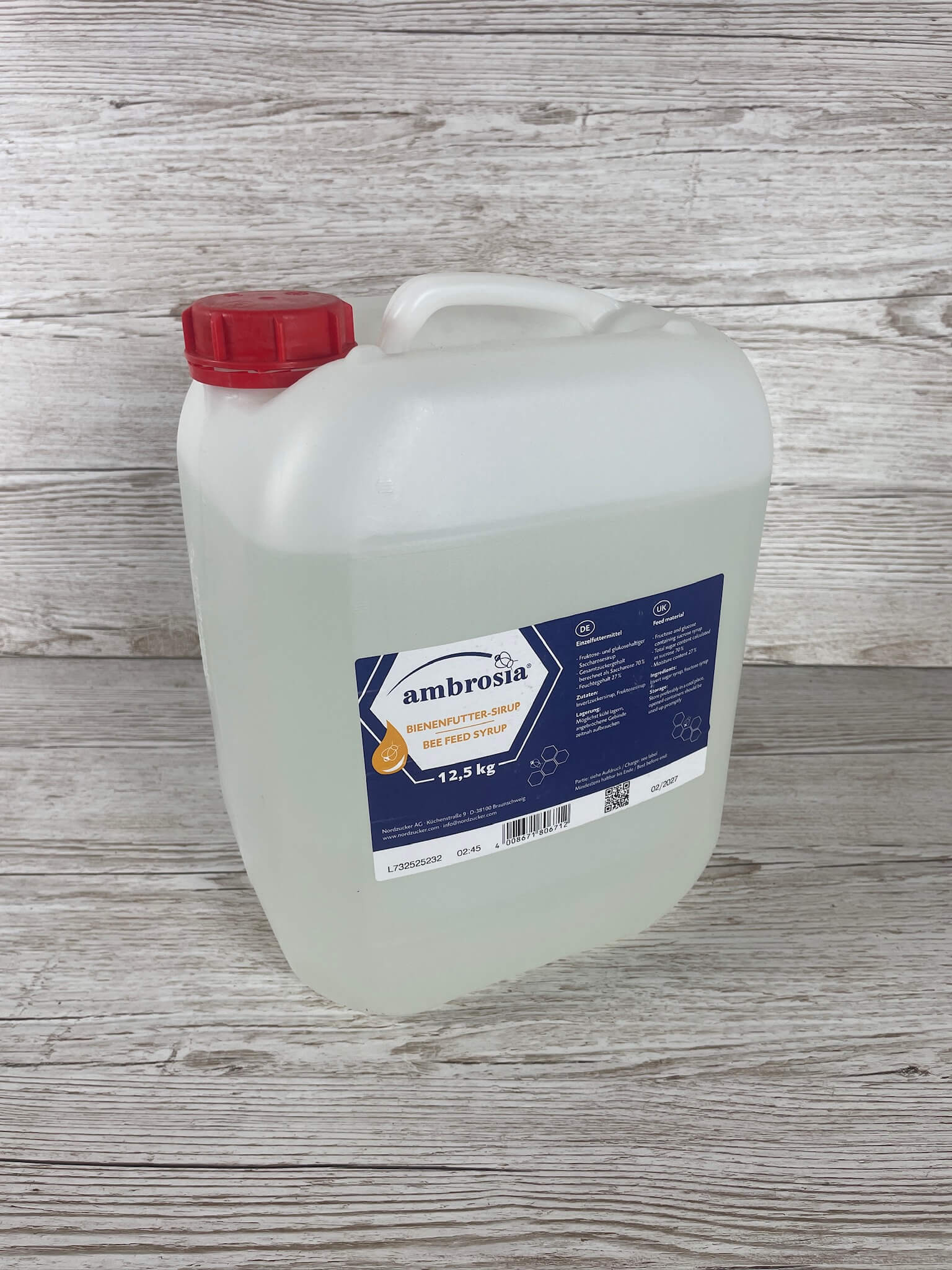 Ambrosia Futtersirup im 12,5 kg Kanister flüssiges Bienenfutter von Imkereibedarf Altools