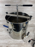 ApiCera Wachs und Tresterpresse 45L aus Edelstahl von Imkereibedarf Altools